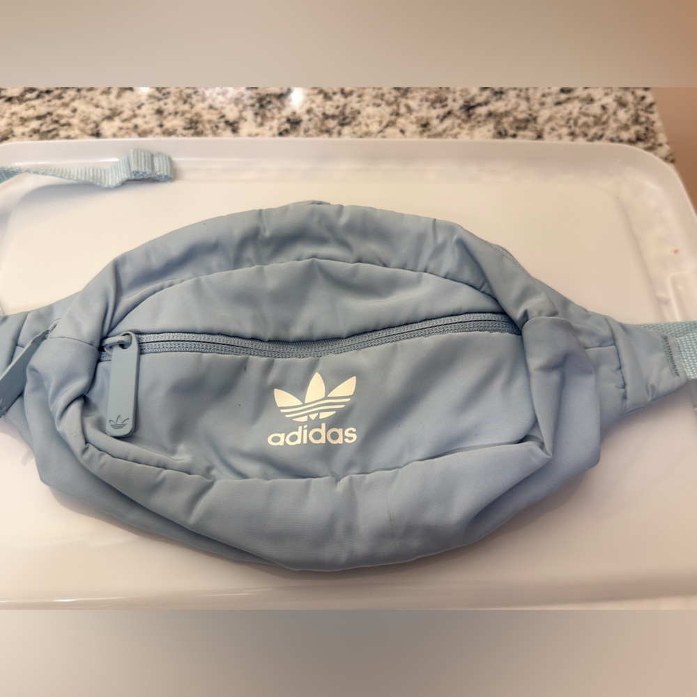 Adidas Sky Blue Waist Bag